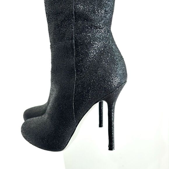 Sergio Rossi black over knee boots - Picture 4 of 9